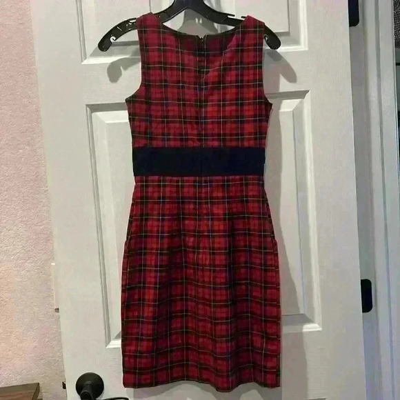 B.Smart. Tartan Plaid sheath dress. Size 3/4 - Picture 4 of 4
